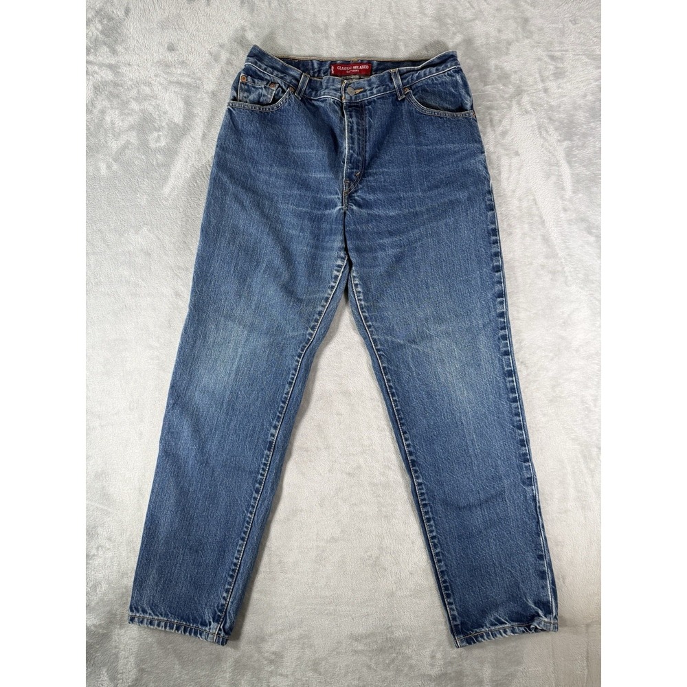 Levis 550 Jeans Womens 12 M MIS Blue Denim Relaxed Fit Tapered Leg Vintage